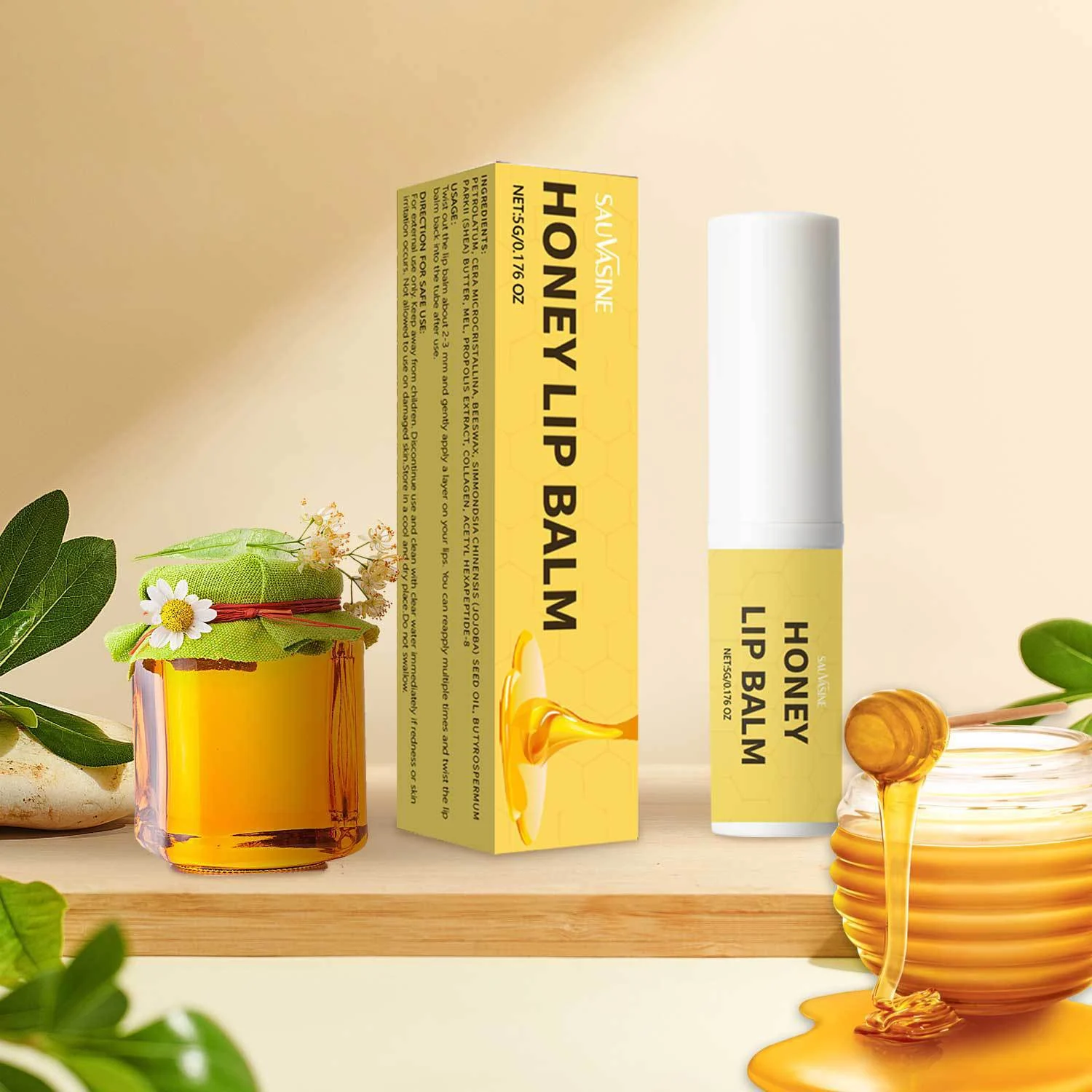 honey-lip-balm-5g-sau-rj23wkrk-desc-10 SAUVASINE Honey Lip Balm 5g in a stick for deep moisturizing and repair of dry, chapped lips