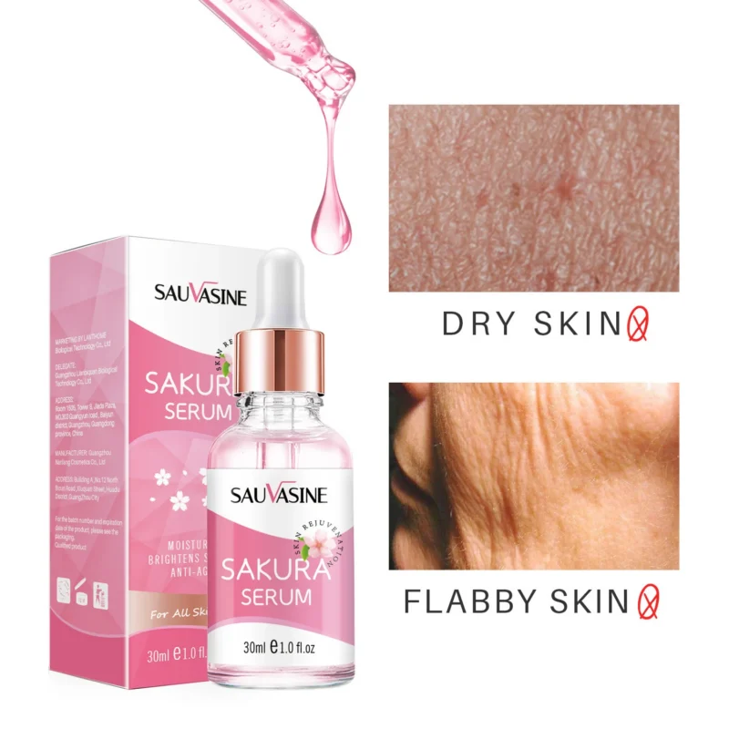sakura-serum-30ml-hydrating-anti-aging-essence-sau-5vwrwfna-1 SAUVASINE Sakura Serum 30ml bottle with dropper for intense hydration and anti-aging benefits