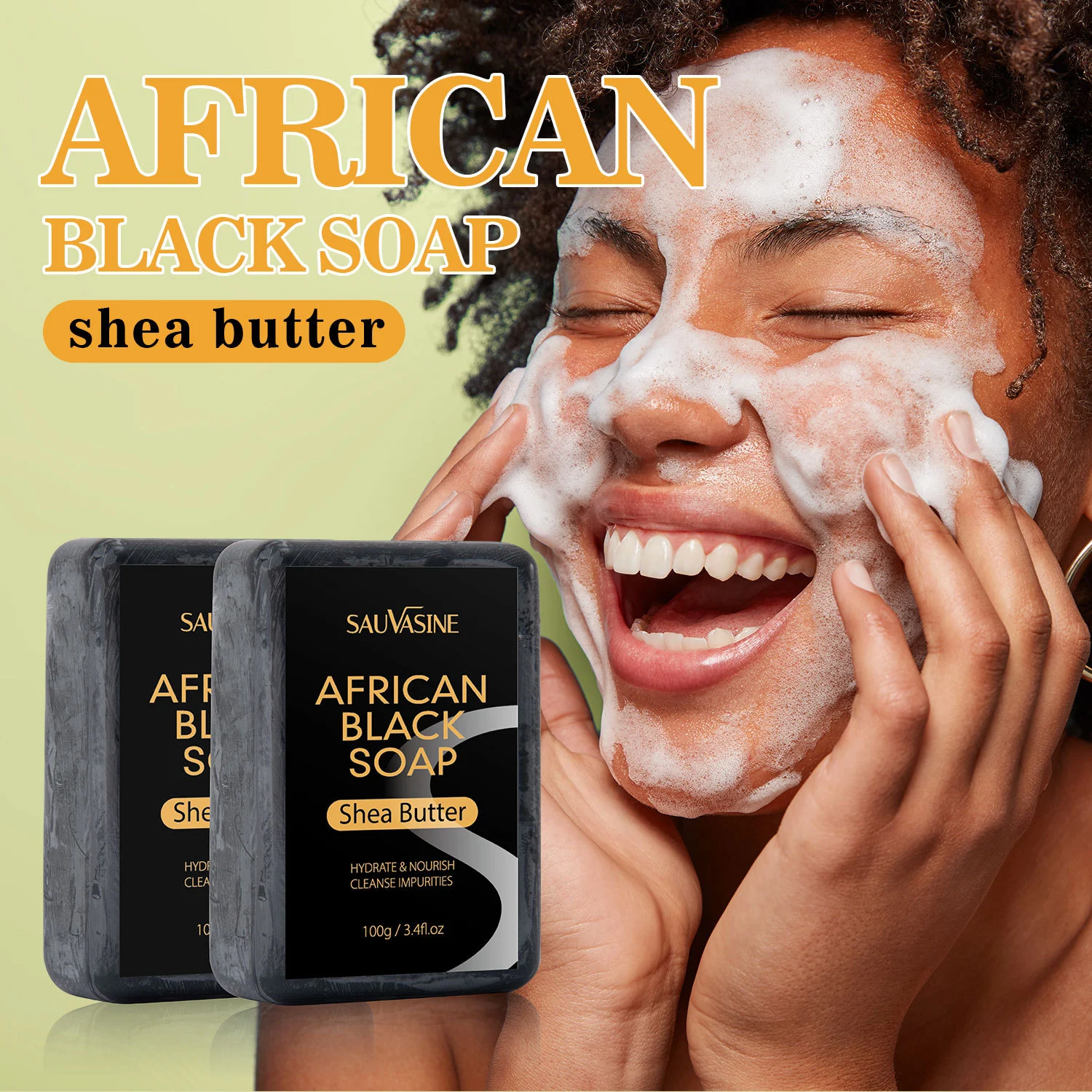 sauvasine-african-black-soap-shea-butter-acne-treatment-sau-fu4j7h5p-desc-1 African Black Soap Bar for Acne & Blackheads - SAUVASINE Shea Butter & Coconut Oil Cleanser for Face & Body (100g)